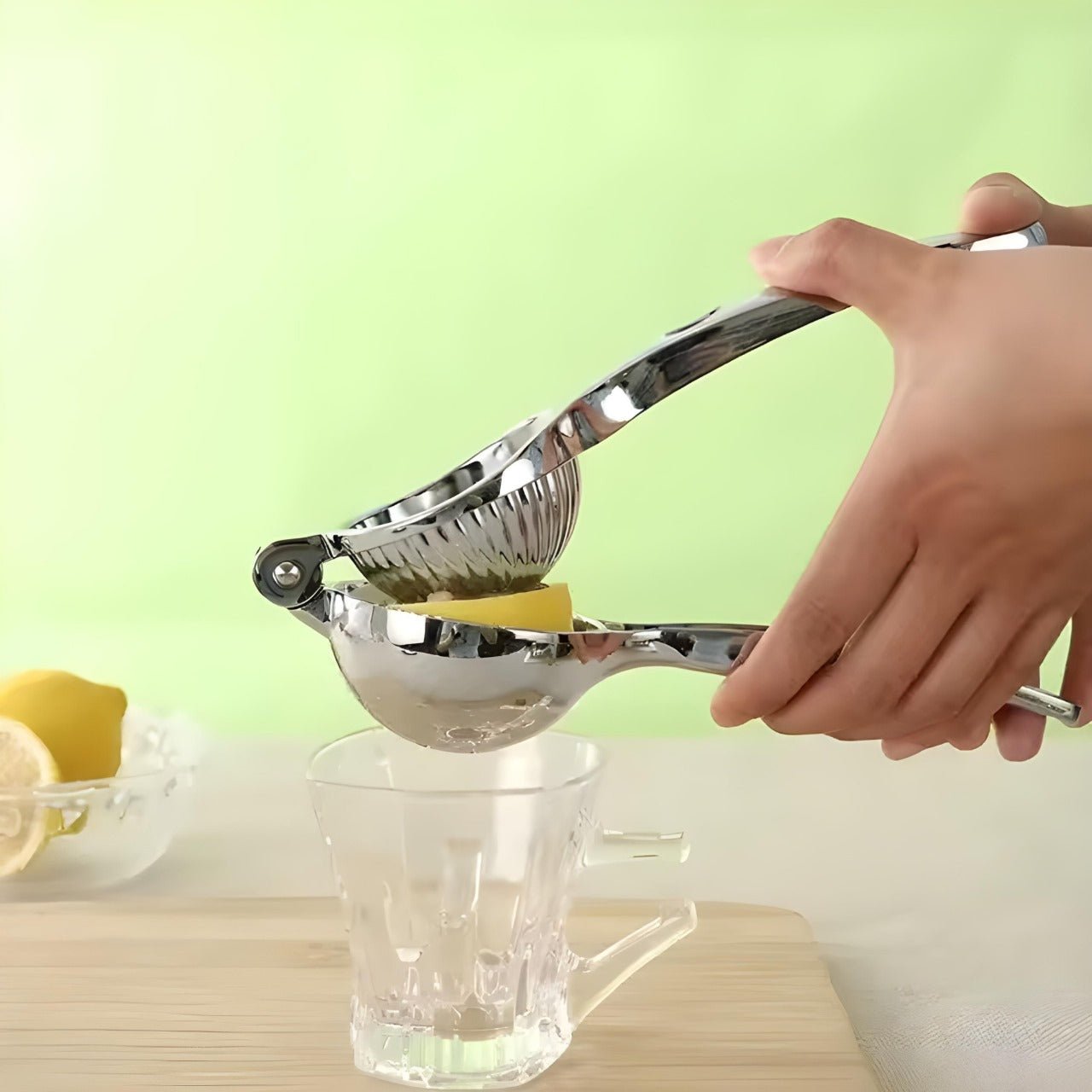 Stainless Steel Extra Large Lemon Squeezer | Heavy Duty Lemon Juicer Hand Press - Youlander